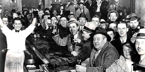 Noaptea când s-a terminat prohibiţia ( 5 decembrie 1933).