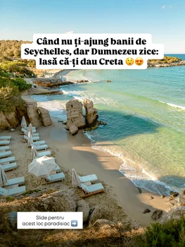 Plaja Voulisma, Creta / Foto: Instagram