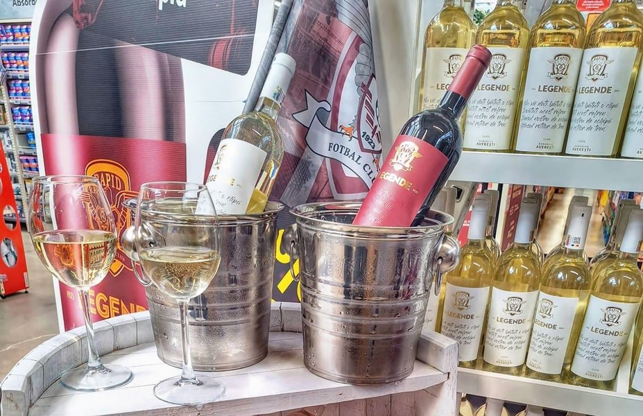 Rapid, campioană la marketing: Colecția de vinuri Legende 1923, lansată cu ocazia centenarului FOTO