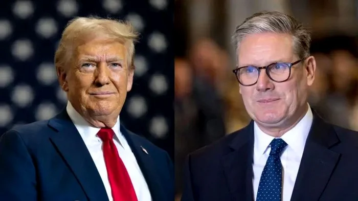 Donlad Trump și premierul britanic Starmer/FOTO:Getty Images
