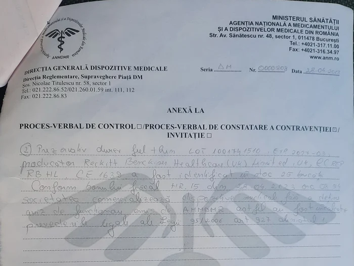 Prezervativele sunt considerate dispozitive medicale, după cum reiese din procesul verbal.