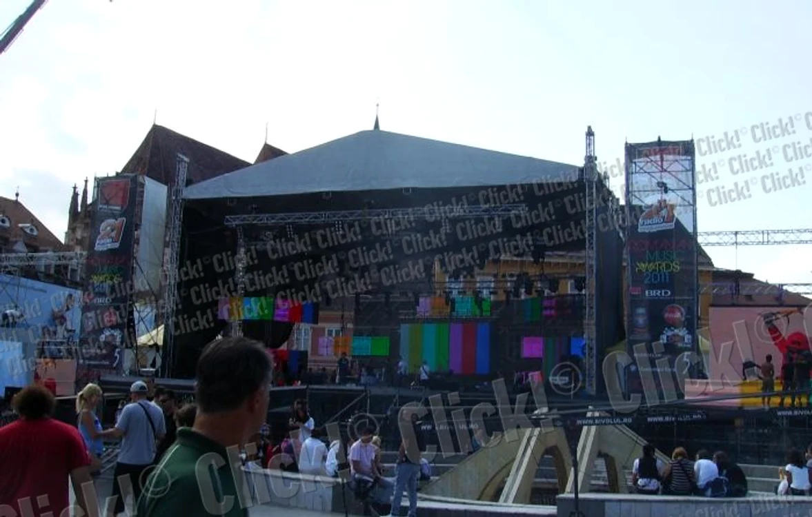 Repetiţii la Romanian Music Awards 2011. (Foto Alexandra Barangă)