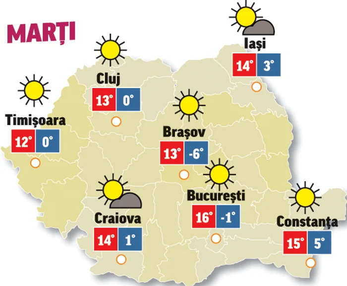 
    Prognoza meteo 3 noiembrie ne spune că astăzi vom avea parte de vreme frumoasă cu mult soarefoto: Click!  