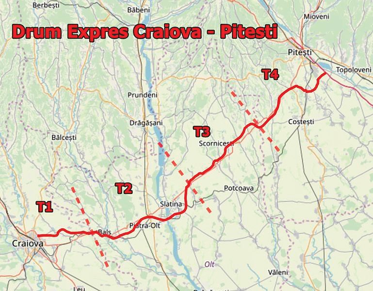 Drumul Expres Craiova – Pitești: Cine va finaliza lucrările începute de Tirrena Scavi pe primul tronson