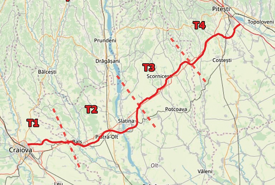 Drumul expres Craiova-Pitești: Când ar putea fi stabilit un nou constructor pentru primul tronson