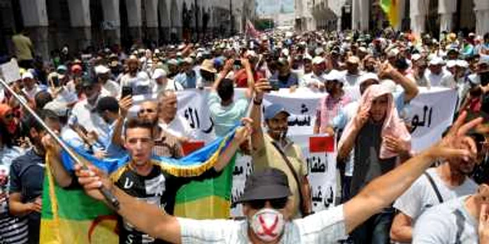 Demonstraţie la Rabat în semn de solidaritate cu manifestanţii din nordul Marocului Foto: EPA