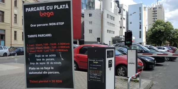 Parcare magazin Bega - Foto Banatul Azi
