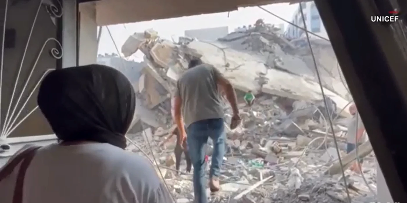 Gaza. FOTO captură video UNICEF