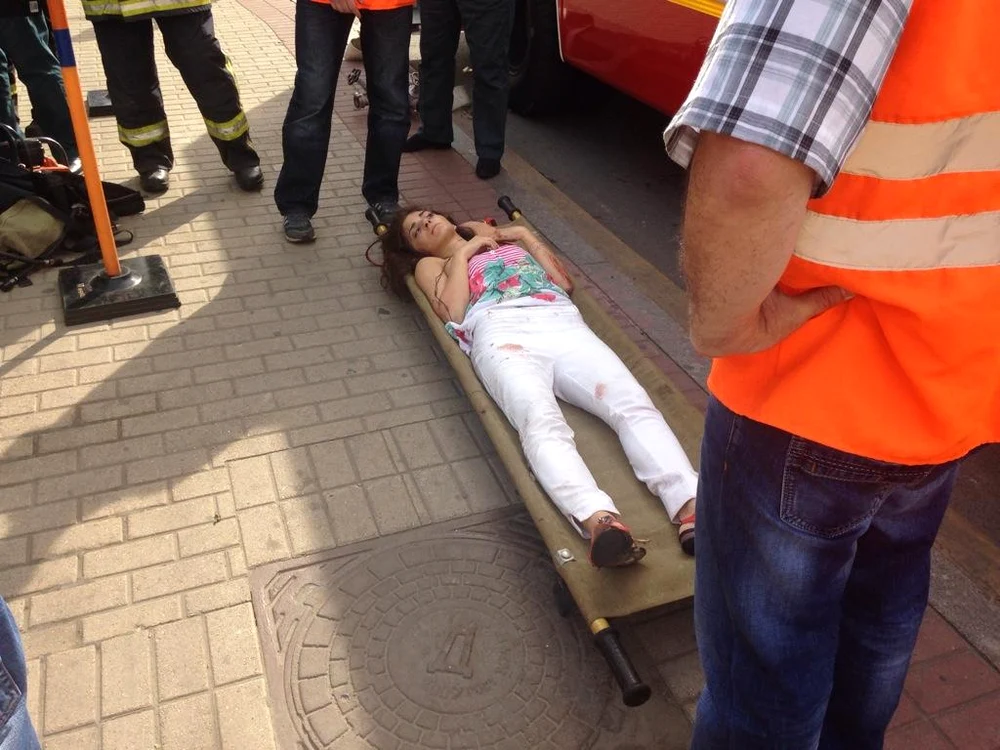 Una dintre femeile rănite în urma accidentului