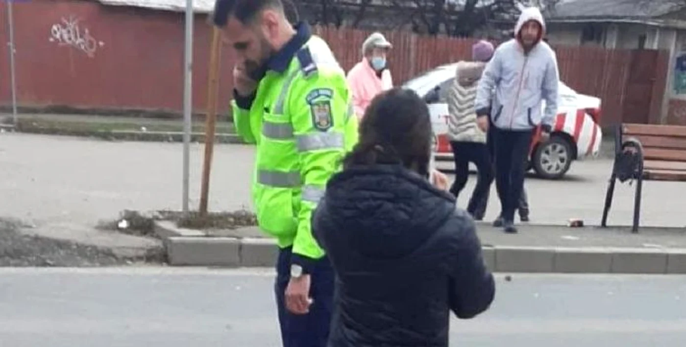 Polițistul a fost cel care a sunat la 112 după accident Foto: Antena 3