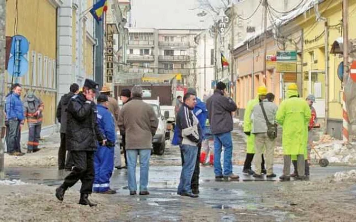 Locul exploziilor din Sighet Foto: Adevărul