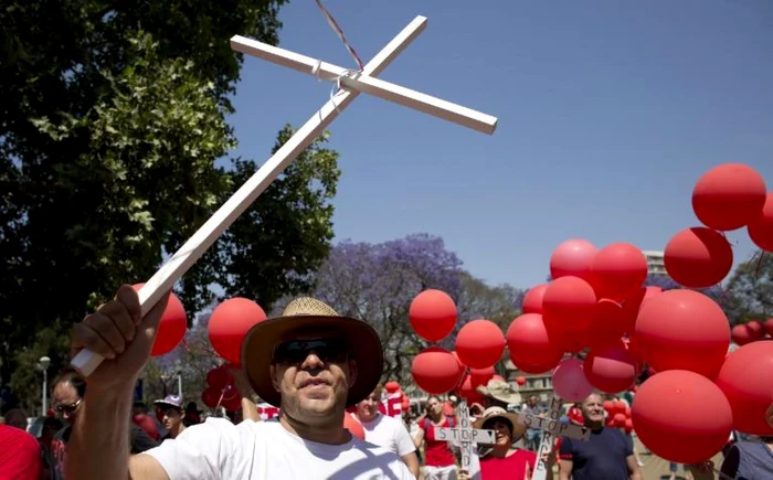 protest albi africa de sud foto afp