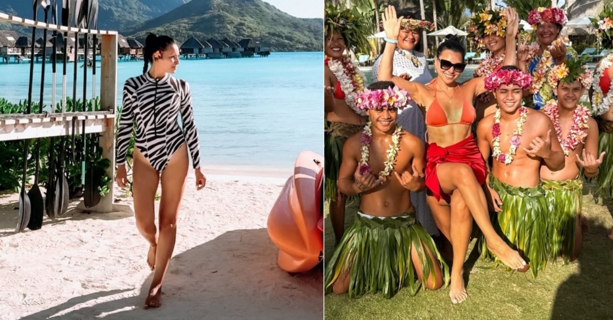 Vacanța de vis a Corinei Caragea în Bora Bora