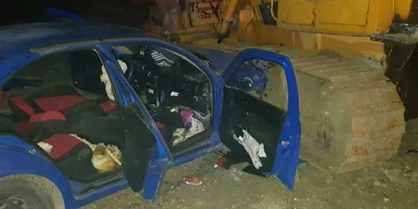 Accident pe şoseaua de centură de sud a Râmnicului cu cinci victime dintre care un bebeluş de 9 luni şi un copil de 13 ani Foto Adevărul 