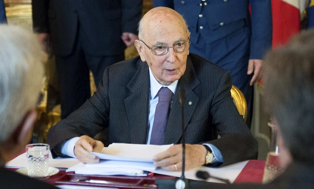 Giorgio Napolitano este preşedintele Italiei din 2006