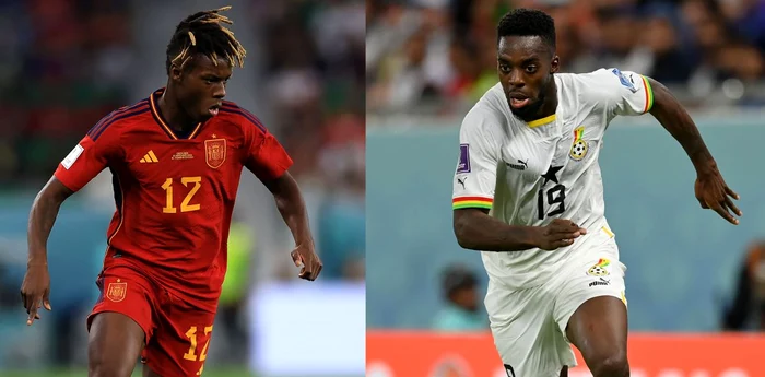Nico Williams joacă pentru Spania, Inaki Williams pentru Ghana (FOTOGRAFII: Guliver/ Gettyimages)