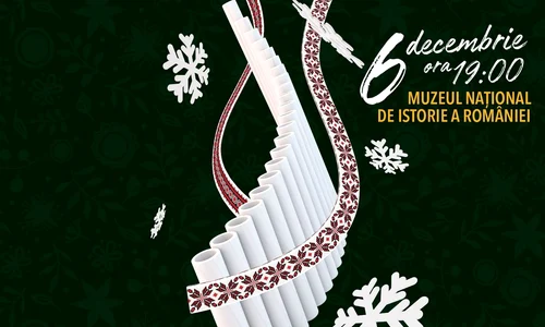 „Sunetul Crăciunului”, concert extraordinar susținut de maestrul Nicolae Voiculeț și invitații săi, la Muzeul Național de Istorie a României jpeg