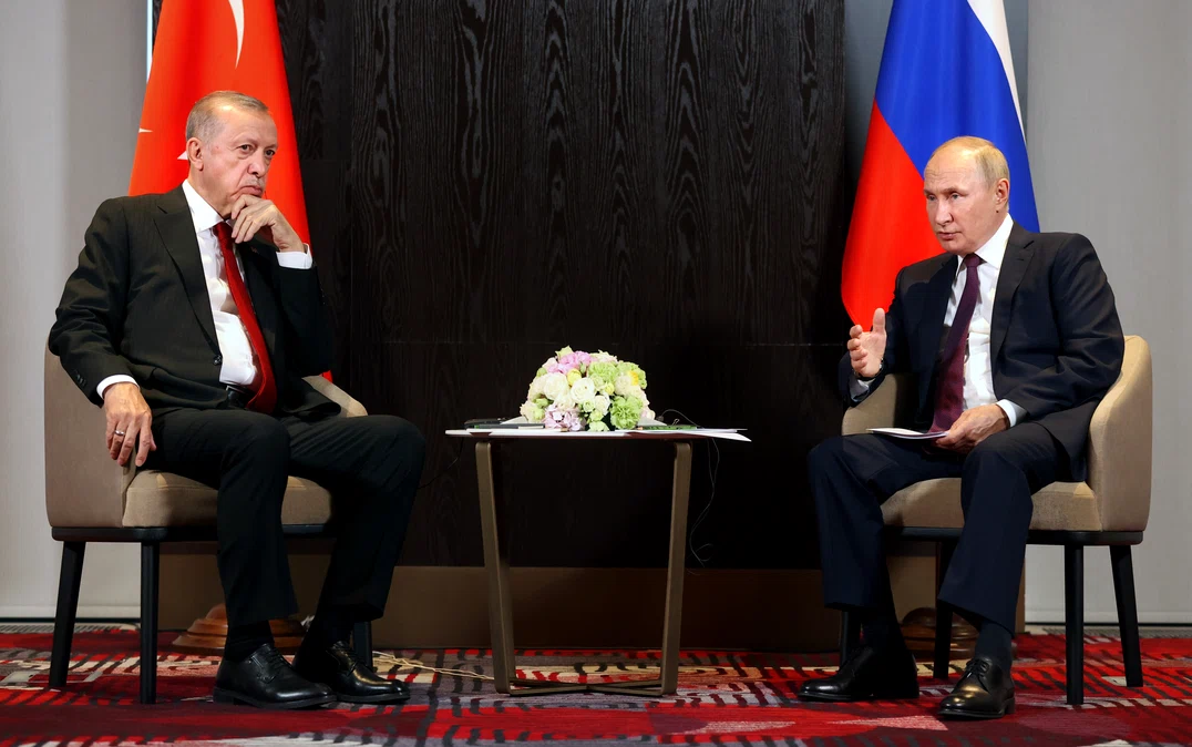 Erdogan și Putin, întâlnire în Uzbekistan FOTO EPA-EFE