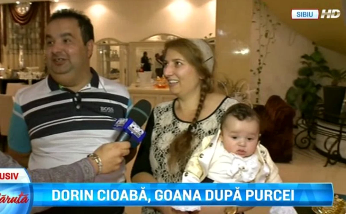 Dorin Cioabă este un bunic fericit