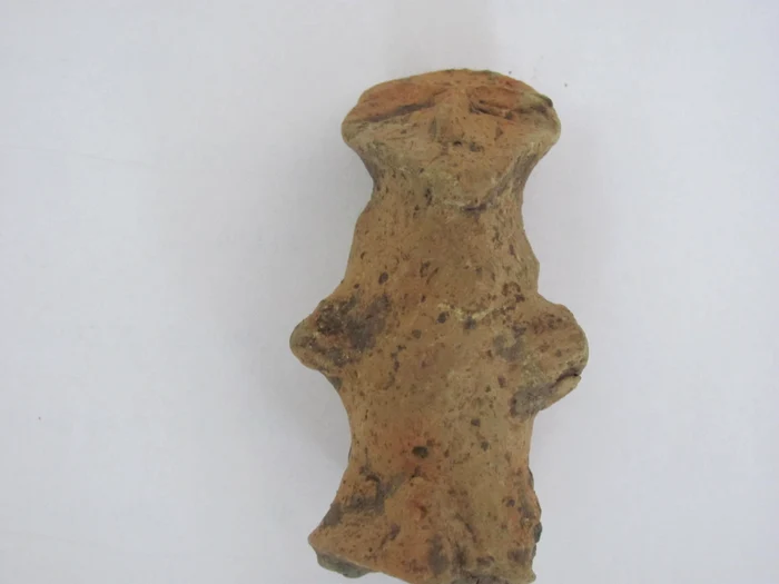 Statueta, descoperită la Porţ, are o vechime de peste 6500 de ani.