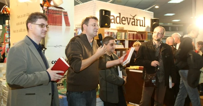 De la stânga la dreapta: Daniel Cristea-Enache, Florin Iaru, Dan Mihai Cipariu şi Cezar Paul-Bădescu FOTO: adevarul.ro/Corina Zorzor