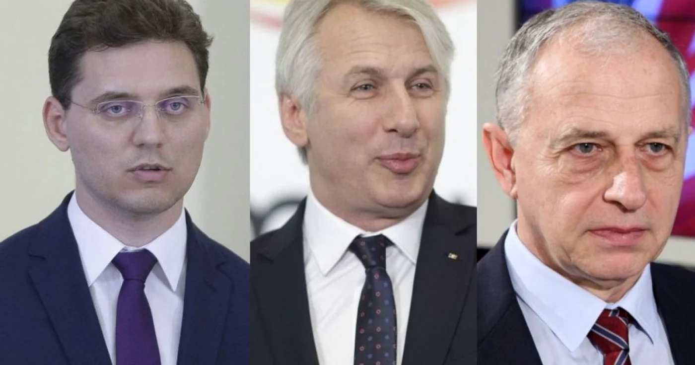 Victor Negrescu, Eugen Teodorovici şi Mircea Geoană