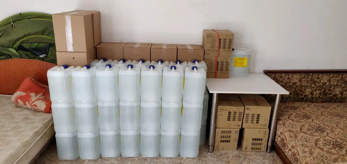 Biocidele confiscate ajung la spitale