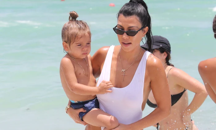 Kourtney Kardashian family time in Miami jpeg