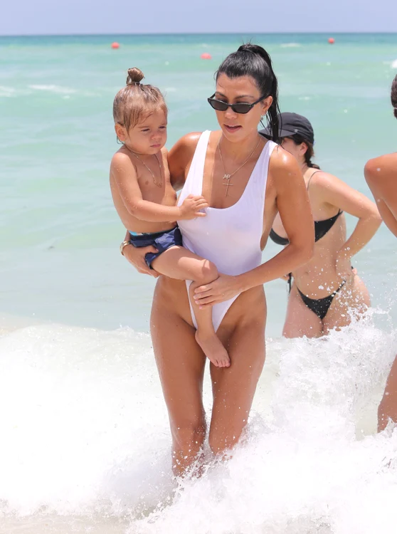 Kourtney Kardashian family time in Miami jpeg