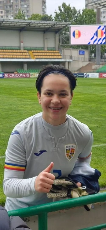 Andra Romaniuc la naționala României FOTO Andra Romaniuc