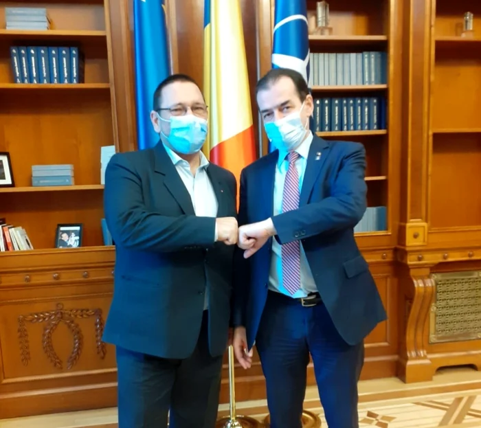 Traian Berbeceanu şi Ludovic Orban. FOTO: Facebook Ludovic Orban