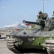 Exercitiu militar Gotland Suedia EPA