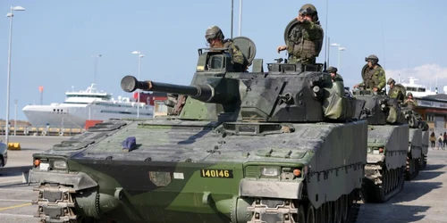 Exercitiu militar Gotland Suedia EPA