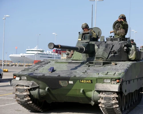 Exercitiu militar Gotland Suedia EPA