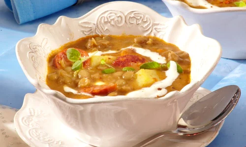Lentil soup with sausage jpeg