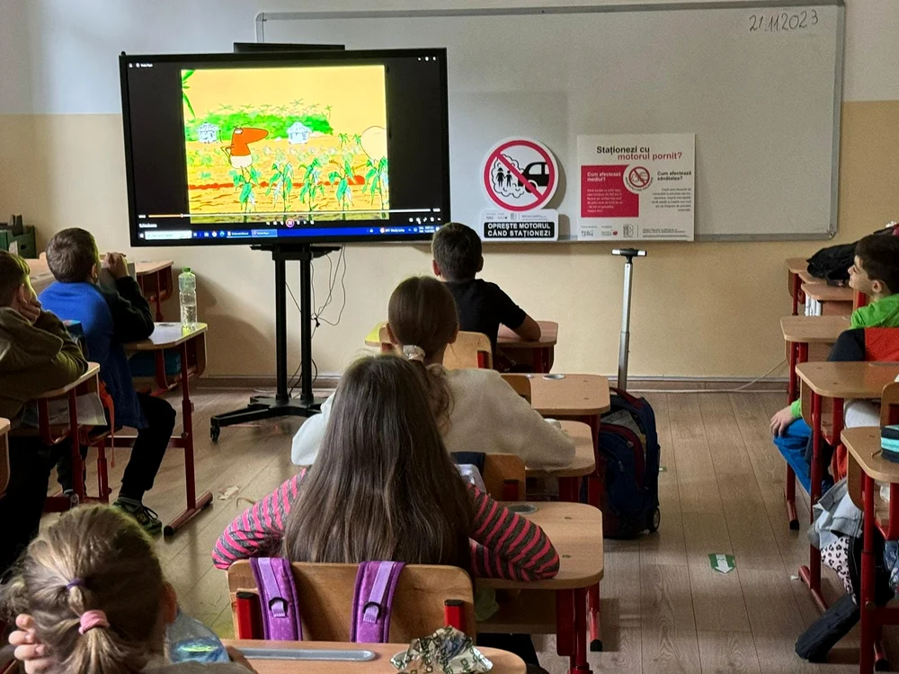 Proiectul a fost derulat în școli FOTO: Facebook/Ecopolis