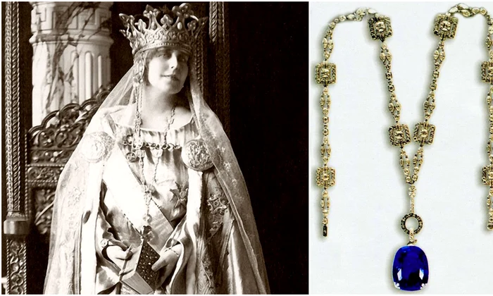 Regina Maria și celebrul ei safir   Casa Regală jpg