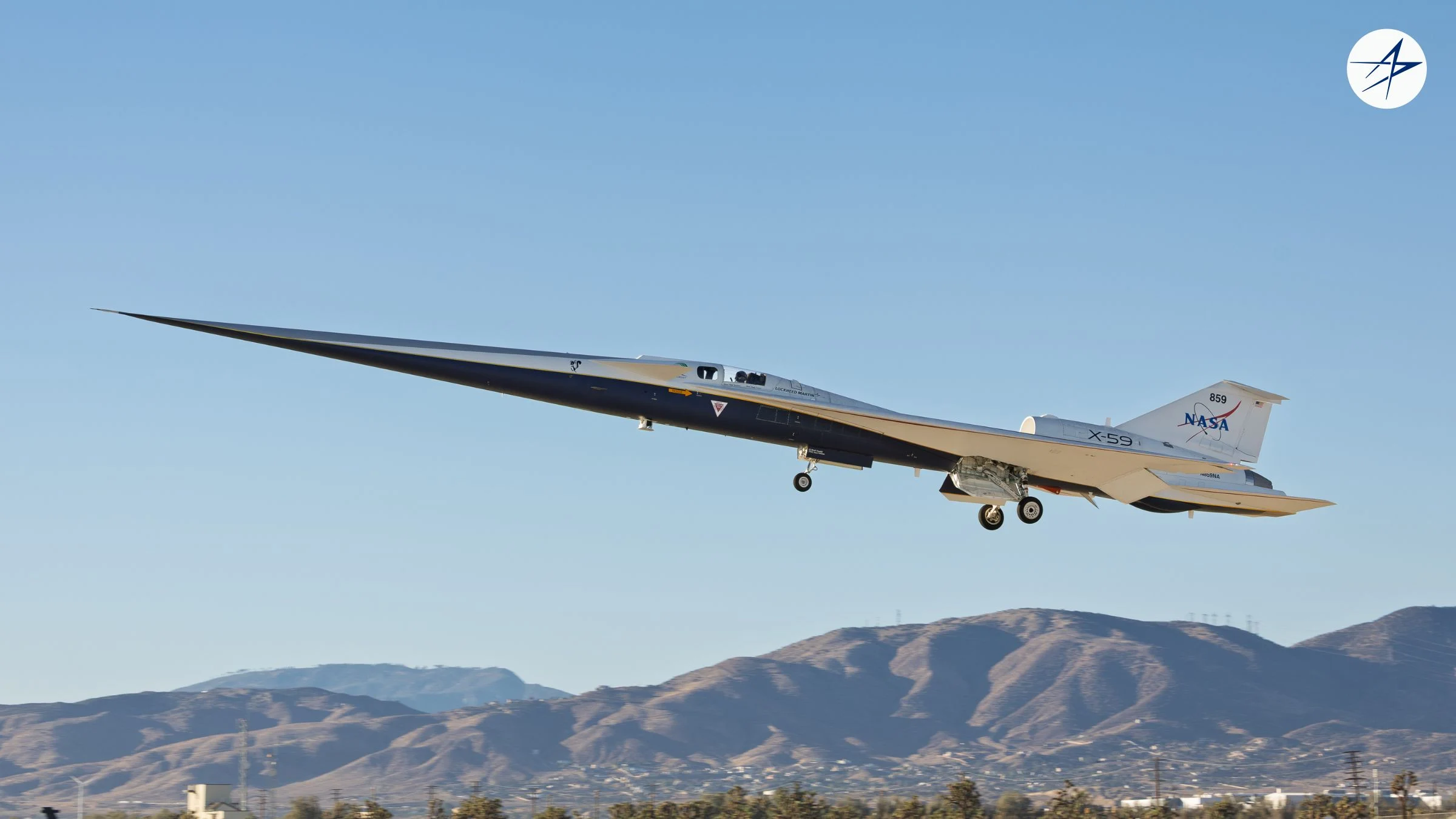 Primul zbor de testare a avionului supersonic silenţios X-59, un succes pentru NASA