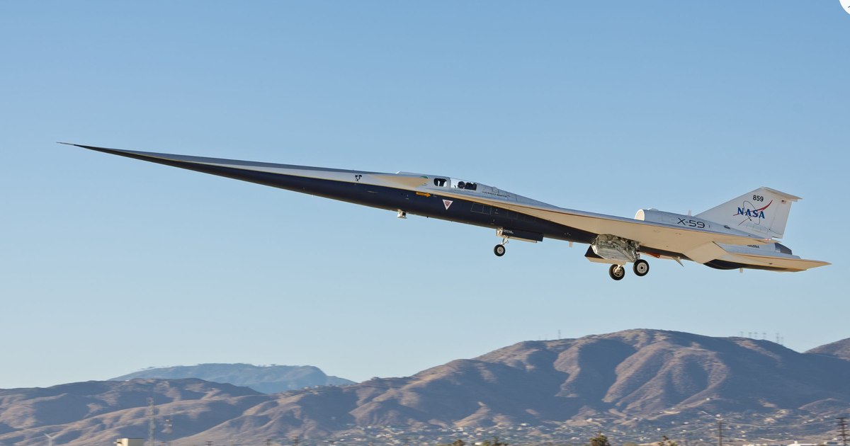 Testarea avionului supersonic X-59, un succes pentru NASA