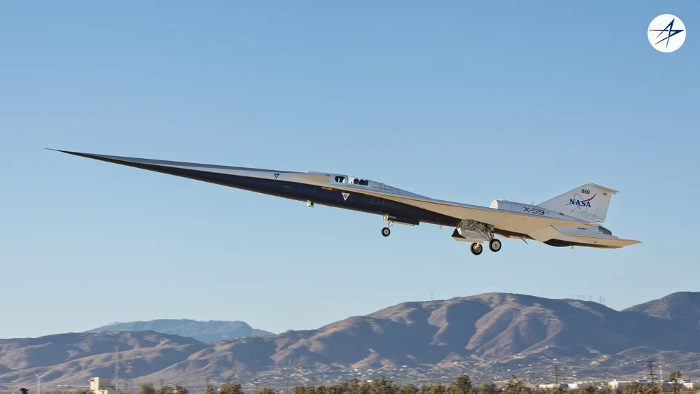 Primul zbor de testare a avionului supersonic silenţios X-59, un succes pentru NASA