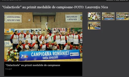"Galacticele" au primit medaliile de campioane! jpeg