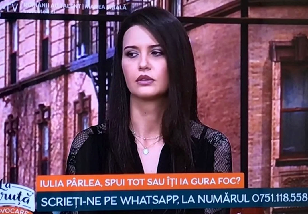 Iulia Pârlea a răspuns intrebărilor lui Cătălin Măruță Sursa: captură Pro TV