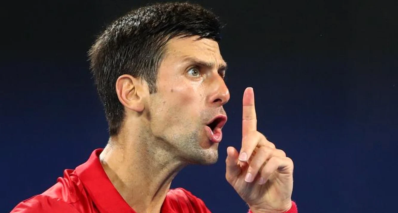 Novak Djokovici, supărat că spectatorii sunt împotriva lui. Foto EPA EFE