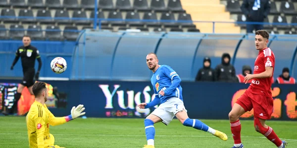 Denis Alibec în partida dintre Farul Constanța și FC Botoșani 4 decembrie 2022. FOTO Sportpictures.eu