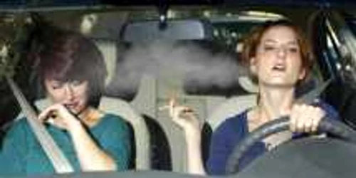 Fumat in masina Shutterstock