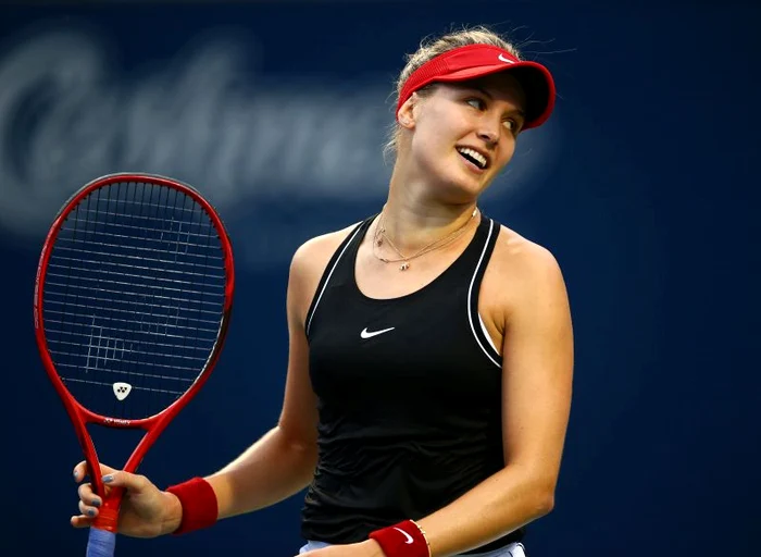Eugenie Bouchard nu știe cum să-i facă pe fani să nu-i mai trimită CV-uri pe mailFoto: Guliver / GettyImages