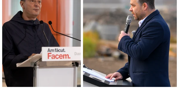 Daniel Băluță și Ciprian Ciucu FOTO Mediafax 