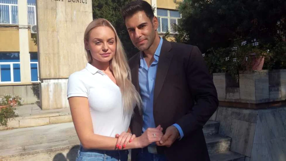 Poveste de dragoste în curtea Ministerului Apărării Naţionale - slt Ruxandra Spirache şi mr George Olteanu Foto Daciana Stoica