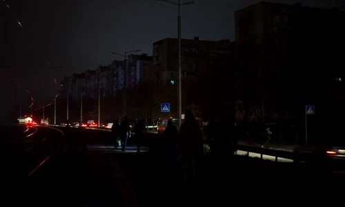 pana de curent in kiev FOTO X / Victoria @victoriaslog