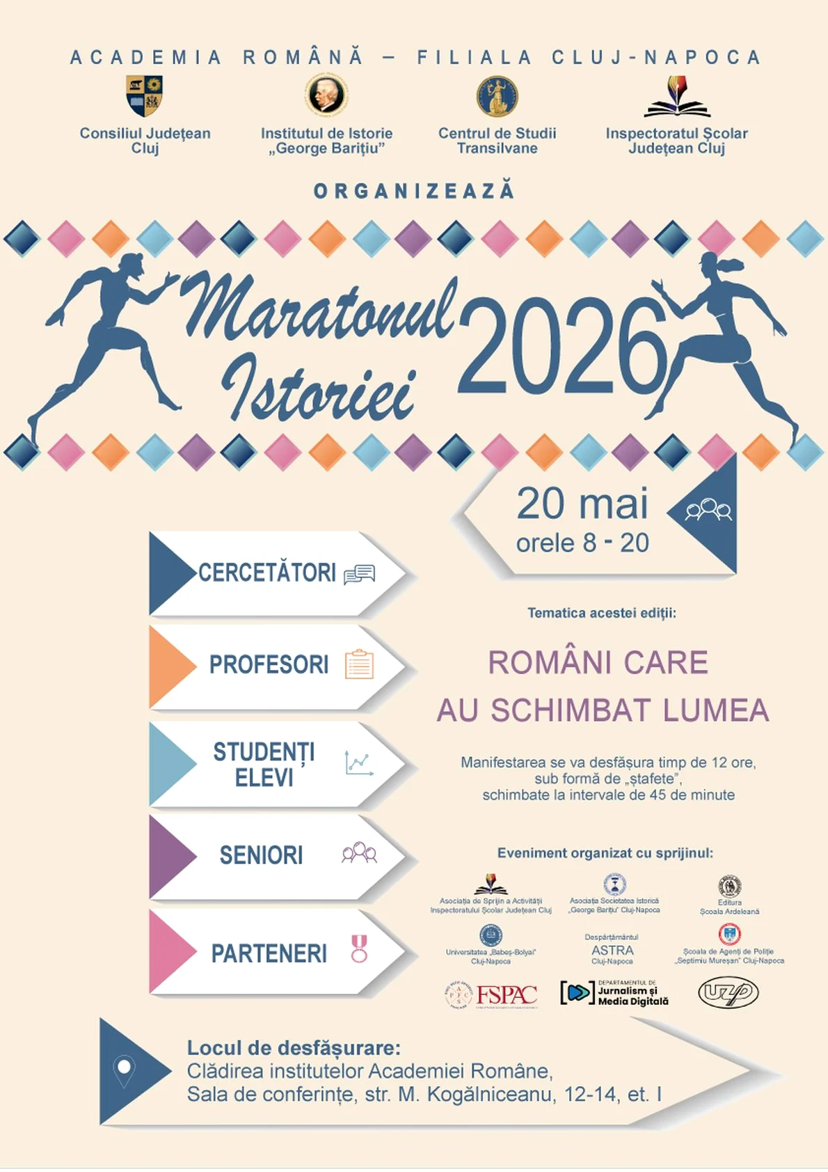 Maratonul istoriei 2026. Români care au schimbat lumea: Iancu de Hunedoara, Spiru Haret, Constantin Brâncuși, Nadia Comăneci 